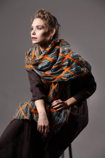 The-Orange-Blue-Nuno-Felted-Shawl-silk-marino-wool-scarf-2016-packshot-2