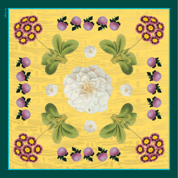 The-Yellow-Camelia-Silk-Scarf - square-carre-90x90-full-view